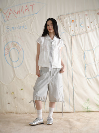 [YAWHAT] doll collar shirt