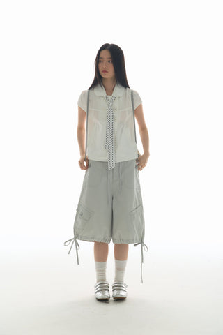 [YAWHAT] doll collar shirt
