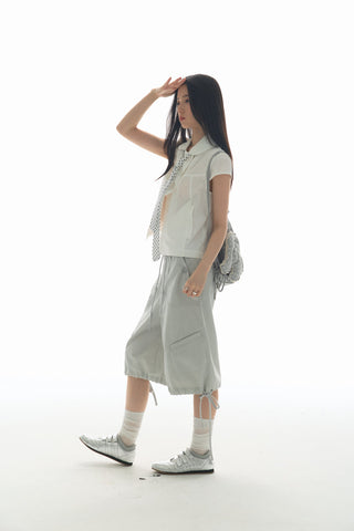 [YAWHAT] doll collar shirt