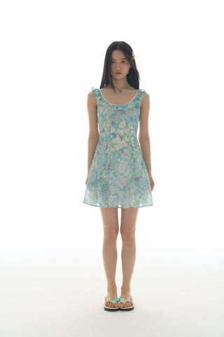 [YAWHAT] floral slip dress