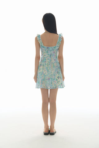 [YAWHAT] floral slip dress