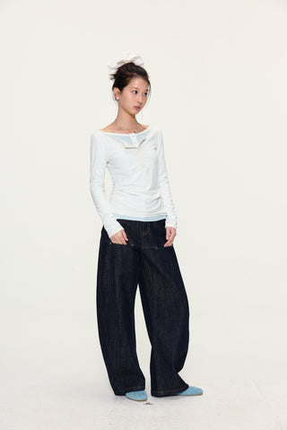 [YAWHAT] henley collar shirt