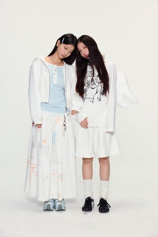 [YAWHAT] 3D wings cardigan
