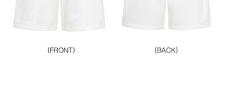 [YAWHAT] double waist shorts