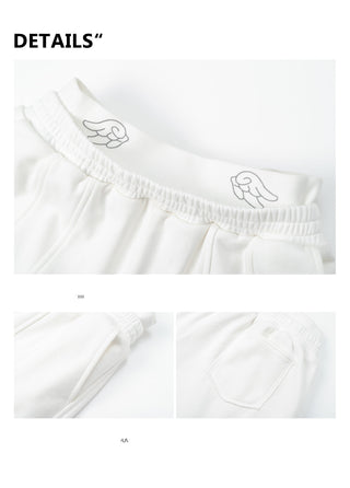 [YAWHAT] double waist shorts