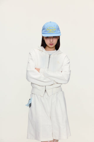 [YAWHAT] double waist shorts
