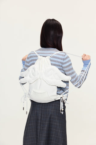 [YAWHAT] polka dot backpack