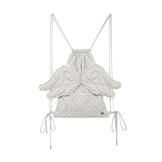[YAWHAT] polka dot backpack