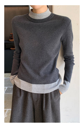 Bandage turtleneck sweater