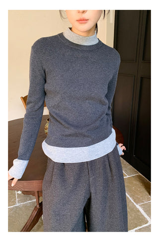 Bandage turtleneck sweater
