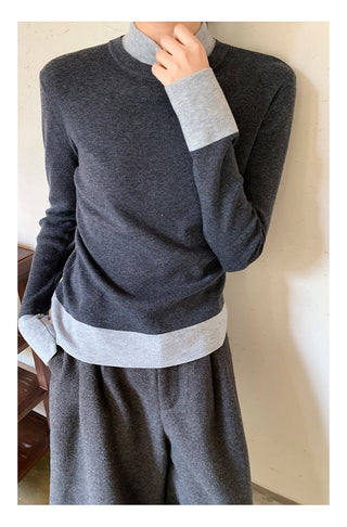 Bandage turtleneck sweater