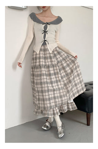 Scottish plaid skirt