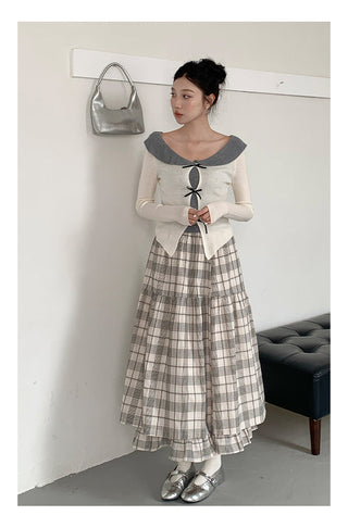 Scottish plaid skirt