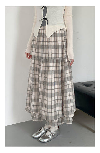 Scottish plaid skirt