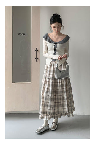 Scottish plaid skirt