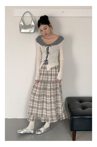 Scottish plaid skirt