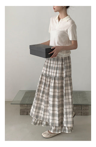 Scottish plaid skirt