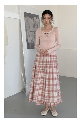 Scottish plaid skirt