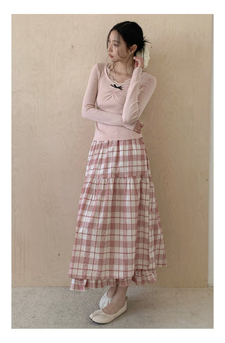 Scottish plaid skirt