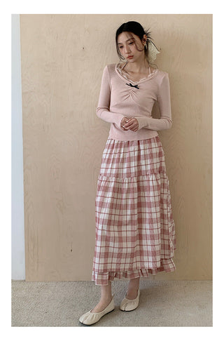 Scottish plaid skirt
