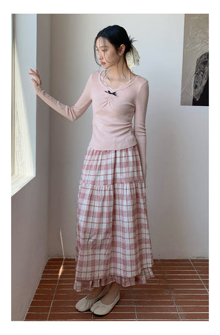 Scottish plaid skirt