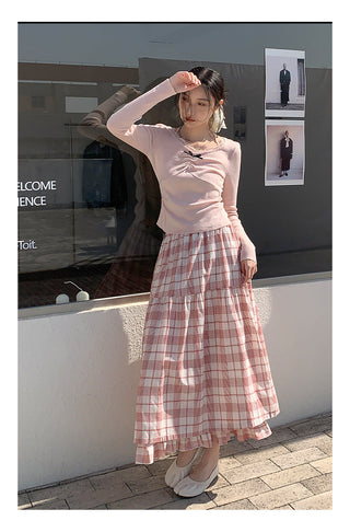 Scottish plaid skirt
