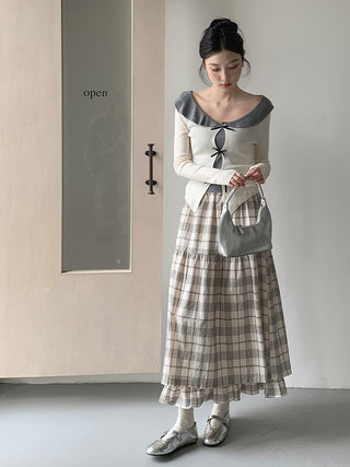 Scottish plaid skirt