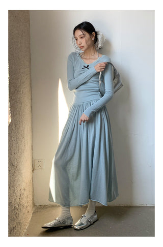 Oversized draping skirt