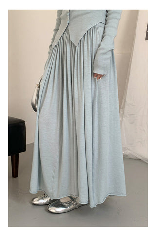 Oversized draping skirt