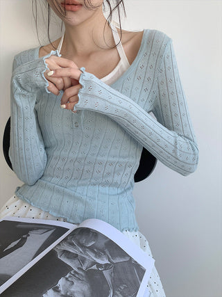 Halter suspender sweater