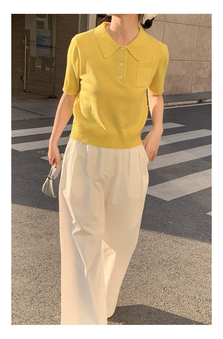 Polo casual Top