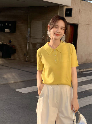 Polo casual Top