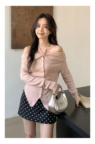 Rose halter Top