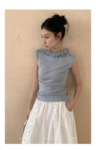 Lace vest top 01