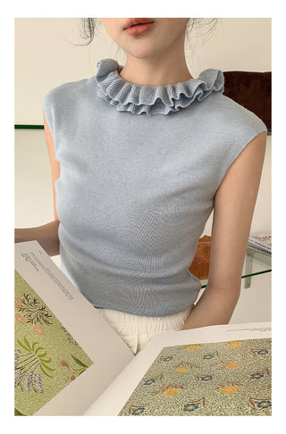 Lace vest top 01