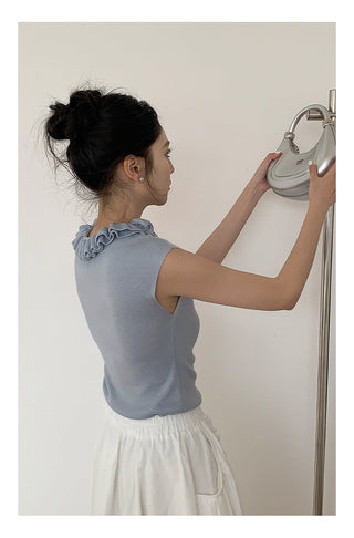 Lace vest top 01