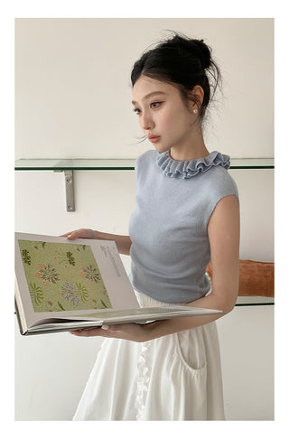 Lace vest top 01