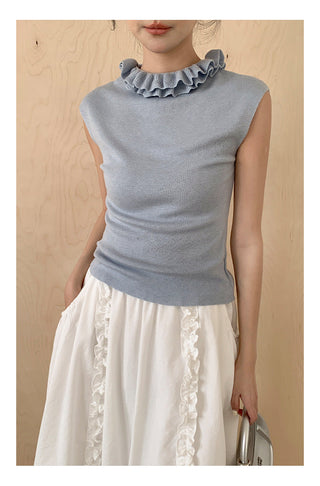 Lace vest top 01
