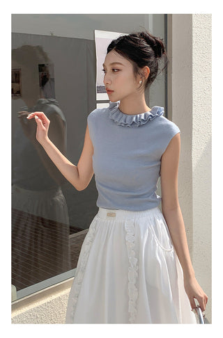 Lace vest top 01