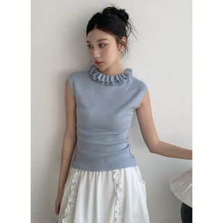 Lace vest top 01