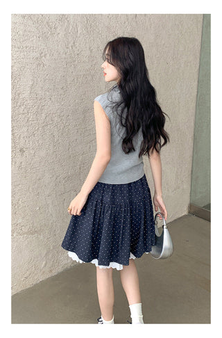 Lace vest top 01