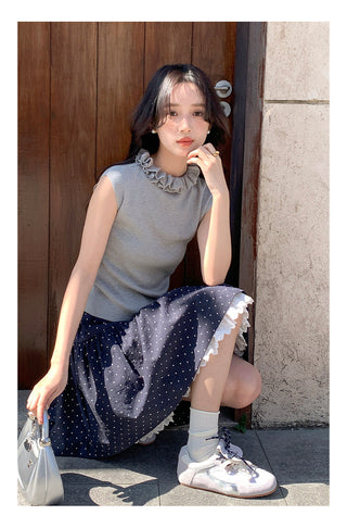 Lace vest top 01