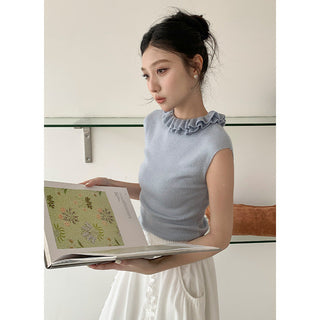 Lace vest top 01