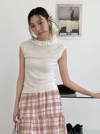 Lace vest top 01