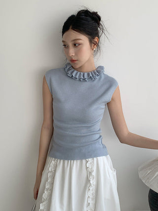 Lace vest top 01
