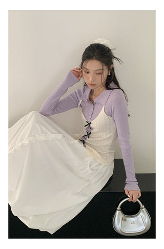 Sweet bow knit Top