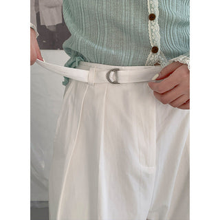 Wide-leg suit pants