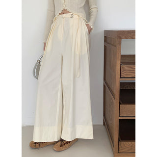 Wide-leg suit pants