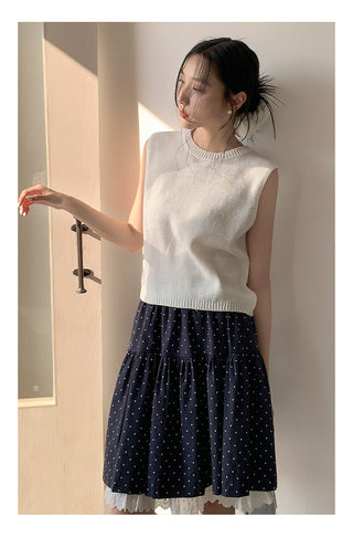 Lace back tank