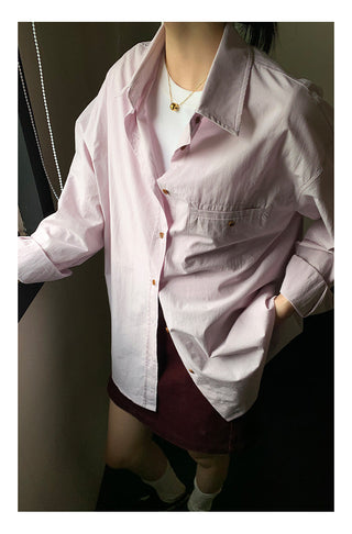 Cotton basic shirt